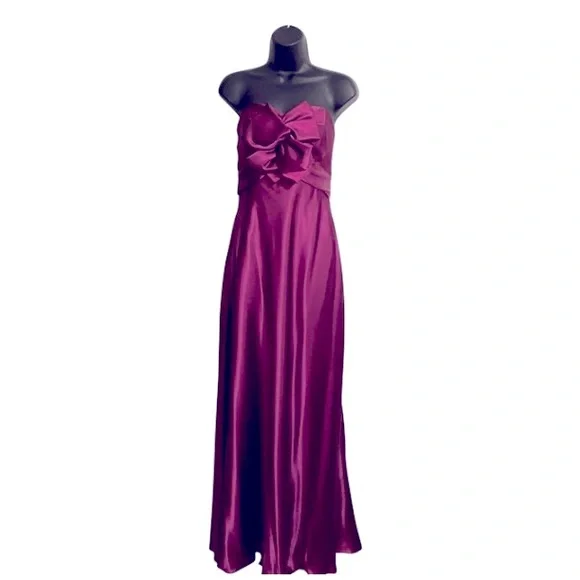 formal dresses jessica mcclintock Vintage 1990s Jessica McClintock Sapphire Blue Dress; Formal, Prom Gow –  Da-Sebra Vintage main image 1